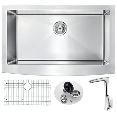 ANZZI ELYSIAN Series KAZ3620-034B Kitchen Sink Kitchen Sink ANZZI